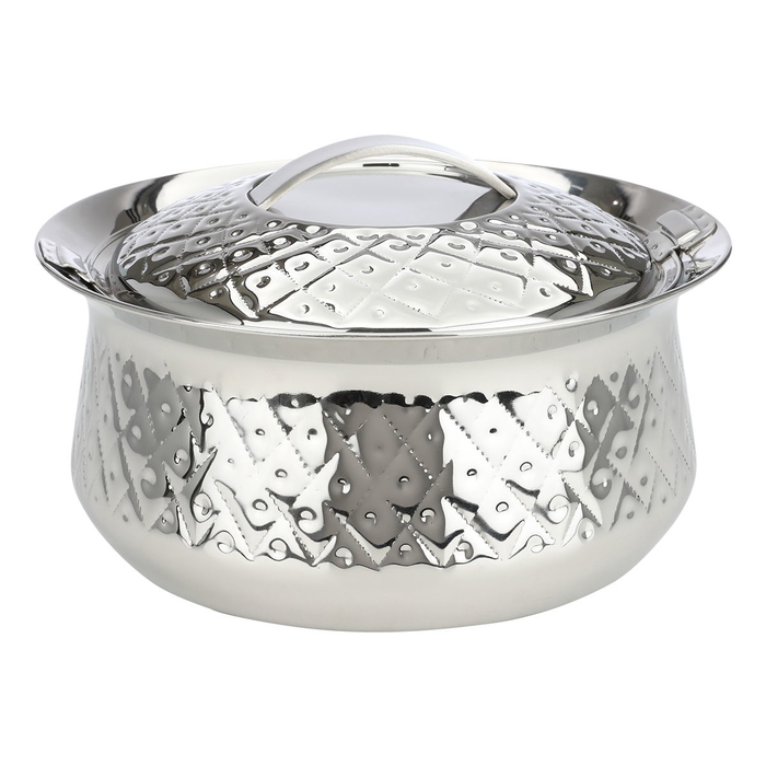 Steel Maxima Food Container, 5 Liter, Embossed - Silver product image 1