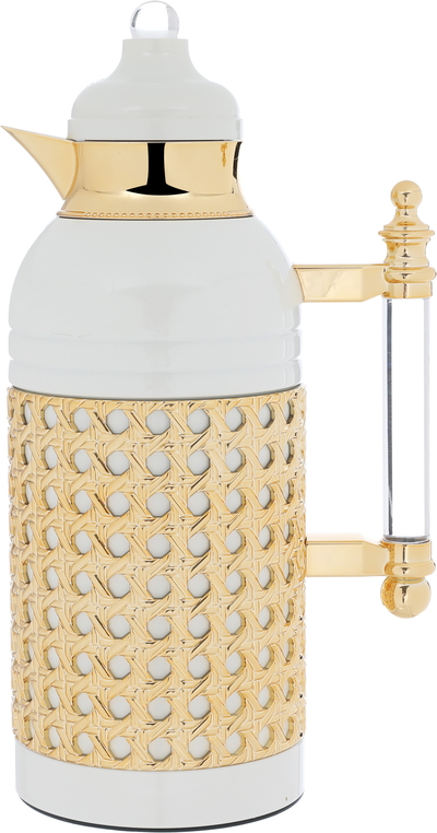 Al Saif Gallery Sarah Steel Thermos Set, 1/1 Liter, 2 Pieces - Pearl Gold product image 7