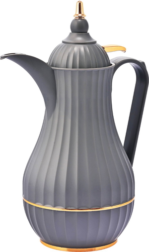 Al Saif Gallery Tamim Dallah Steel, 0.35 Liters - Dark Gray Golden product image