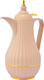 Al Saif Gallery Tamim Dallah Steel, 0.6 Liter - Golden Beige product image 1