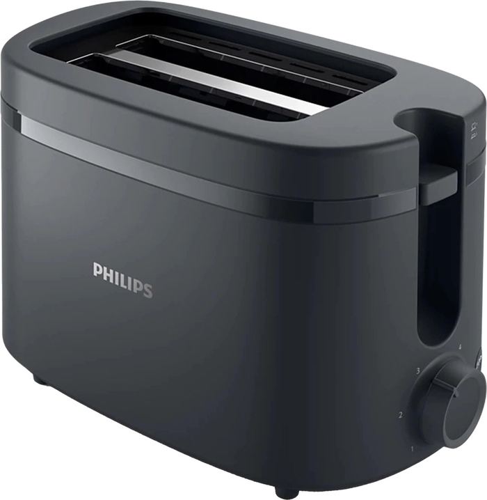 Philips Series 1000 Toaster, 2 Slice, 650 Watt, HD2510/90 - Black product image 2