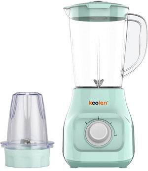 Koolen 801107016 Electric Blender with Grinder, 350 Watt, 1 Liter, 2 Speeds - Green product image