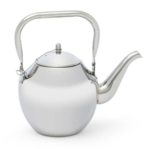 Steel Maxima Teapot, 1.2L - Silver product image