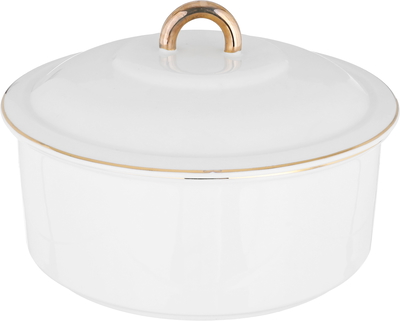 One More Porcelain Soup Set with Stand, 16 Pieces - White Gold product image 3