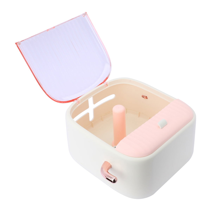 Al Saif Gallery Plastic Face Towel Storage Box, 26x15x24 cm - Pink product image 4