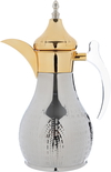 Al Saif Gallery Haila Steel Thermos Set, 1.2/1.2L, 2 Pieces - Silver & Gold product image 4