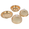 Tofaria set with 2 dates with a steel lid from Al Saif Gallery, 3 pieces - gold product image 2