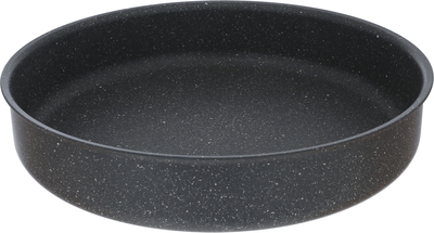 Hascevher Granite Oven Trays Set, 3 Pieces, Turkish, Round - Dark Grey product image 2