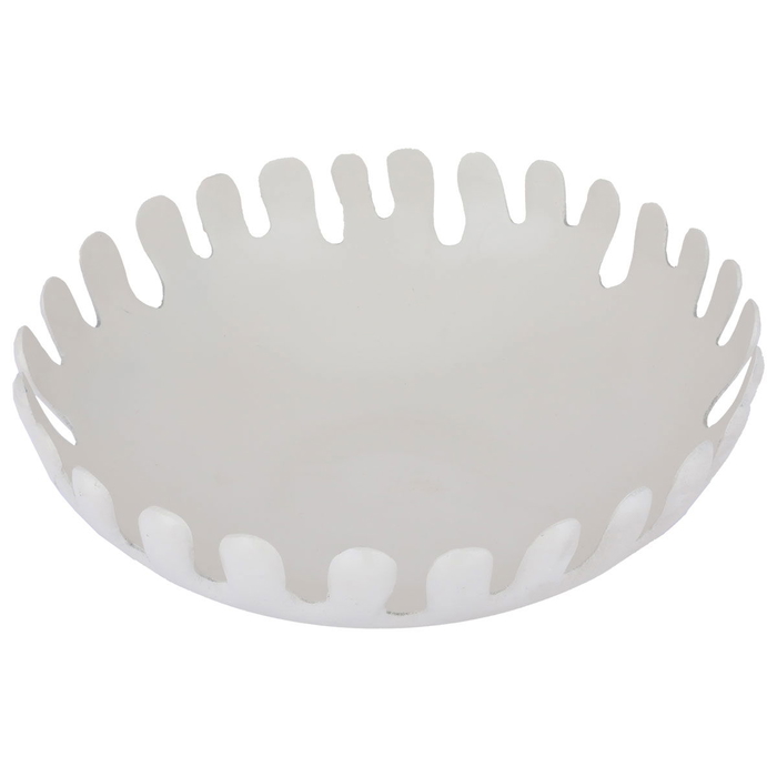 Al Saif Gallery Porcelain Serving Bowl, Round - Gray product image 2