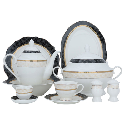 Al Saif Gallery porcelain dining set, 65 pieces - white product image 1