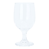 Al Saif Gallery glass cups set, 370 ml, with base - transparent product image 1