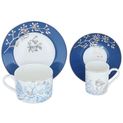 طقم سفرة بورسلان السيف غاليري، 86 قطعة - أبيض product image 6