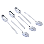 Al Saif Gallery Steel Sweet Spoons Set, 6 Pieces - Silver product image 1