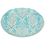 Al Saif Gallery Glass Serving Plate, 28X28X2 Cm - Turquoise product image 1