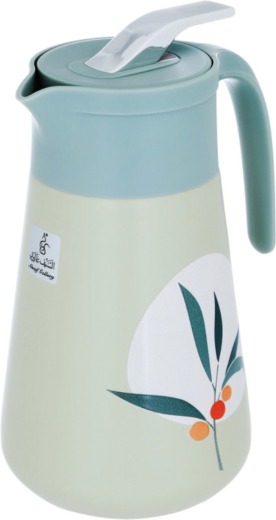 Gloria Glass Thermos, 1 liter, plastic outer shell - green product image 5