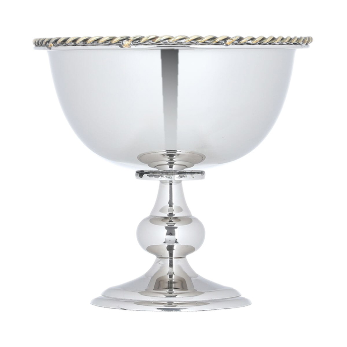 Al Saif Gallery Circular Dessert Serving Stand, 18 X 17 Cm - Silver product image 1