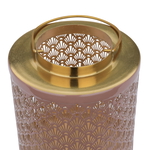 Al Ain Al Andalusia Indian Steel Lantern, 18 X 18 X 20 Cm - Gold product image 4