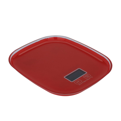 Al Saif Gallery Glass Electronic Kitchen Scale, 5 kg - Red product image 2