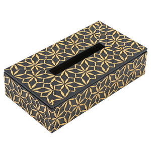 Al Saif Gallery Plastic Tissue Box, Rectangle - Black product image