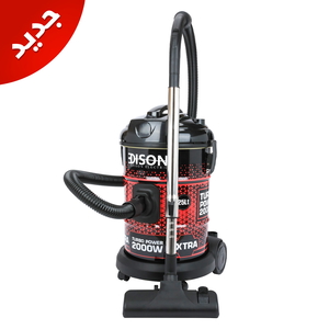 Edison Zl16-31H Turbo Barrel Vacuum Cleaner, 2000W, 25L - Black Red product image