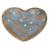 Al Saif Gallery wooden serving plate, 21 x 24 x 3 cm, heart - multi-colored product image 1