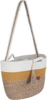 Al Saif Gallery wicker bag, 45 x 16 x 30 cm, handle - colorful product image 2