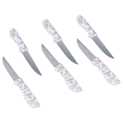 طقم سكاكين استيل السيف غاليري، 6 قطع - ابيض product image 2