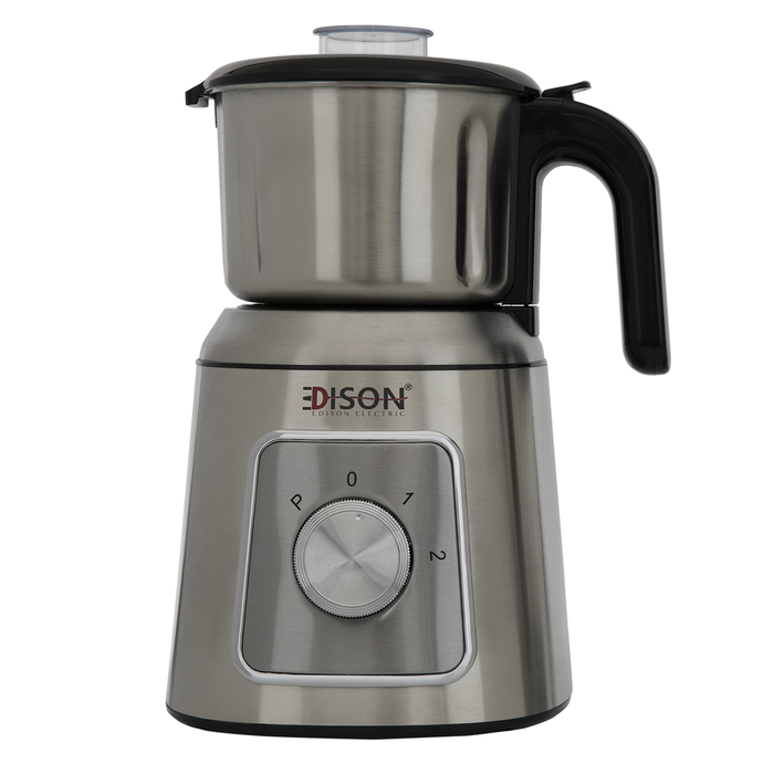 Edison Steel Blender, 600W, 1.5L, 2 Speeds, Grinder, BL-730 - Silver product image 4