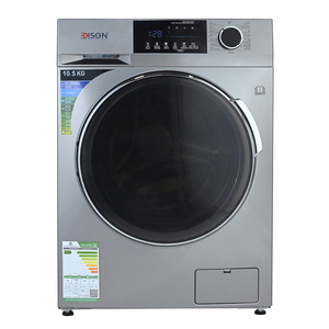 Edison Automatic Washing Machine, 10.5 Kg, 1400 RPM, 15 Programs, Front Load, EDSF105 - Silver product image