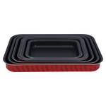 Tefal Tray Set, 6 Pieces - Red product image 1