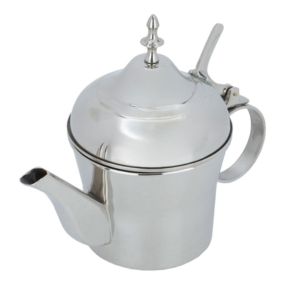 Al Saif Gallery Steel Teapot, 1.5 Liter, Round - Silver product image 2