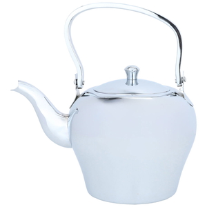 Al Saif Gallery Steel Teapot, 3 Liter - Silver product image