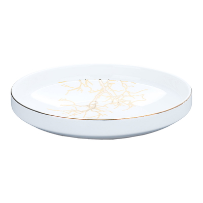 Al Saif Gallery porcelain dining set, 24 pieces - golden white product image 4