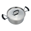 Rocky Steel Al Saif Gallery Pot, 22 cm, with silicone handle - silver product image 3