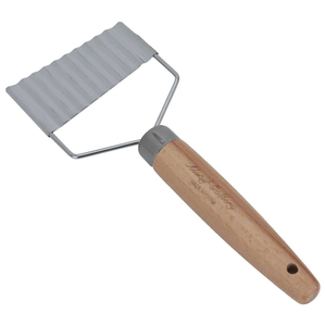 Al Saif Gallery Steel Potato Slicer, Wooden Handle - Silver product image