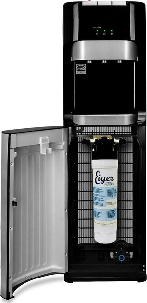 Edison Water Dispenser, Bottom Load, 3 Taps, Edi Filter - Black product image