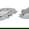 حافظة طعام استيل السيف غاليري، 50 سم، بيضاوي، مذهب - فضي product image 2