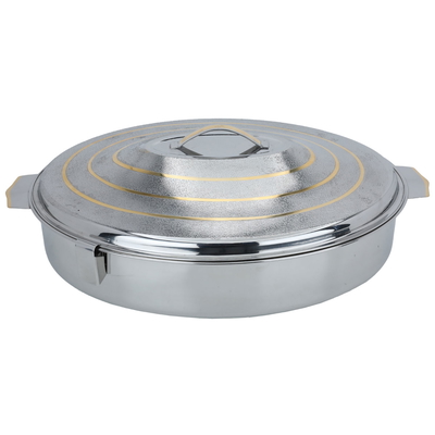 حافظة طعام استيل السيف غاليري، 50 سم، بيضاوي، مذهب - فضي product image 2
