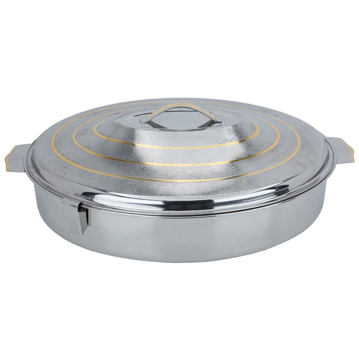حافظة طعام استيل السيف غاليري، 50 سم، بيضاوي، مذهب - فضي product image 2