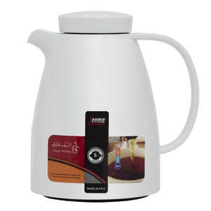 Al Saif Gallery Lima Glass Thermos, 1 Liter, Squeeze - White product image