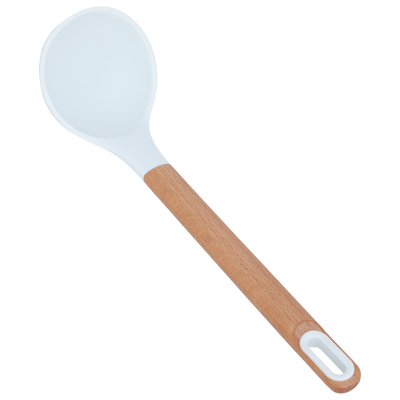 Al Saif Gallery Soup Ladle, Plastic - Brown White product image 1