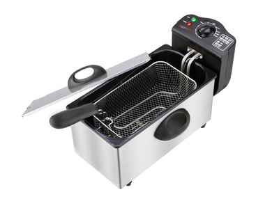 Koolen 816102004 Electric Oil Fryer, 2000 Watt, 3 Liter - Silver product image 1