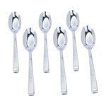 Al Saif Gallery steel spoon set, 6 pieces - silver product image 2