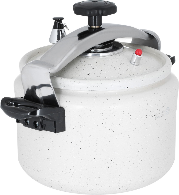 Alsaif Plus Granite Pressure Cooker, 15 Liter - White product image 3