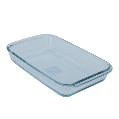 Al Saif Gallery Max Glass Oven Tray, 1.5 Liter, 29.7x17.7x5 cm, with Lid - Transparent product image 3