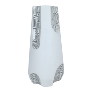 Gallery porcelain vase with sword pattern - white product image