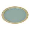 Al Saif Gallery Steel Sweet Serving Plate, 27.5X27.5X2 Cm - Golden Green product image 1