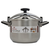 Steel Volcano Pressure Cooker, 5 Liter - Silver product image 1