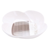 Al Saif Gallery plastic salad plate, 19 x 19 x 4.5 cm, round - white product image 1