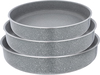 Rocky Granite Trays Set, 26/30/34 cm, Round, 3 Pieces - Gray product image 2